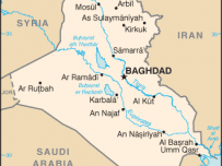 Kaart Irak